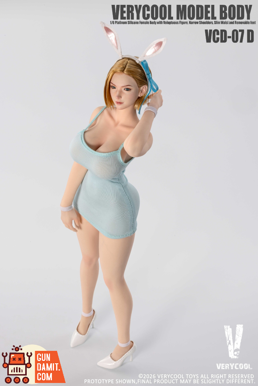 Verycool 1/6 VCD-07D No.7 Platinum Silicone Female Body Fair Complexion Ver. - View 3 Verycool 1/6 VCD-07D No.7 Platinum Silicone Female Body Fair Complexion Ver. - View 3