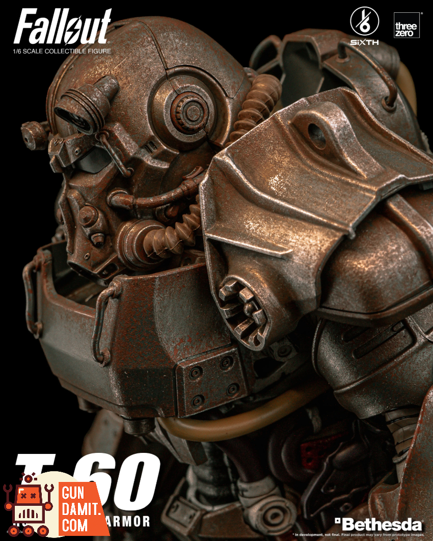Threezero 1/6 3Z1005 Fallout T-60 Rust Power Armor - View 5 Threezero 1/6 3Z1005 Fallout T-60 Rust Power Armor - View 5