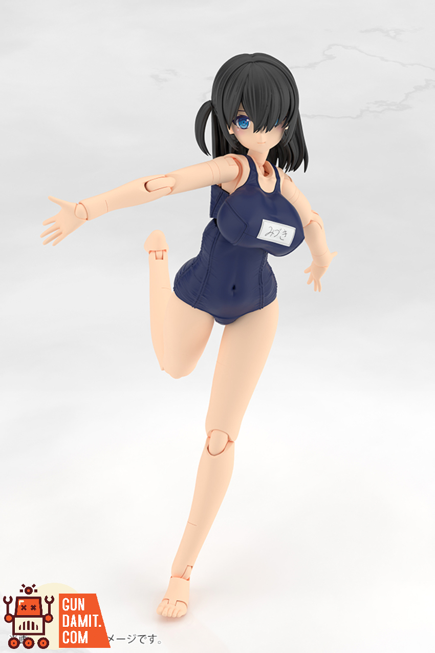 Kotobukiya FG196 Frame Arms Girl Mizuki School Swimsuits Ver. Model Kit - View 6 Kotobukiya FG196 Frame Arms Girl Mizuki School Swimsuits Ver. Model Kit - View 6