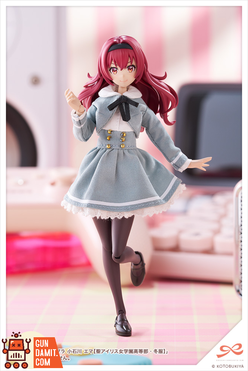 Kotobukiya JK103 KIRU PLA Emma Koishikawa St. Iris Gakuen Girls' High School Winter Clothes Model Kit - View 2 Kotobukiya JK103 KIRU PLA Emma Koishikawa St. Iris Gakuen Girls' High School Winter Clothes Model Kit - View 2