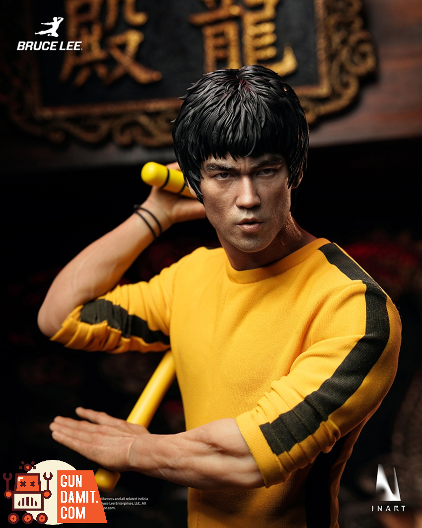 INART 1/6 Gy A043 Bruce Lee Yellow Suit Double Head Sculpt Version - View 23 INART 1/6 Gy A043 Bruce Lee Yellow Suit Double Head Sculpt Version - View 23