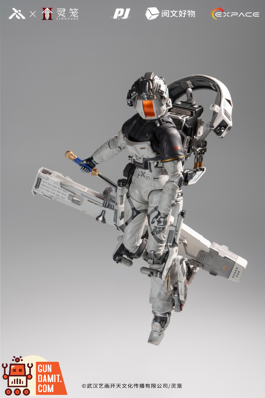 Moki Magic 1/6 MM-002 Ling Cage Bai Yuekui Extravehicular Combat Suit Deluxe Version - View 7 Moki Magic 1/6 MM-002 Ling Cage Bai Yuekui Extravehicular Combat Suit Deluxe Version - View 7
