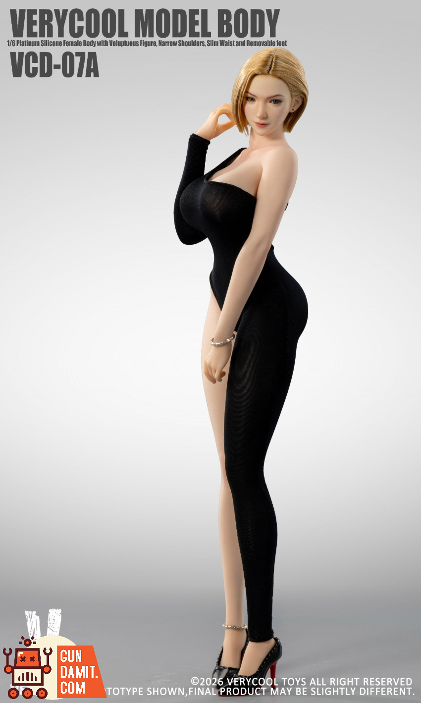 Verycool 1/6 VCD-07A No.7 Platinum Silicone Female Body Fair Complexion Ver. - View 2 Verycool 1/6 VCD-07A No.7 Platinum Silicone Female Body Fair Complexion Ver. - View 2
