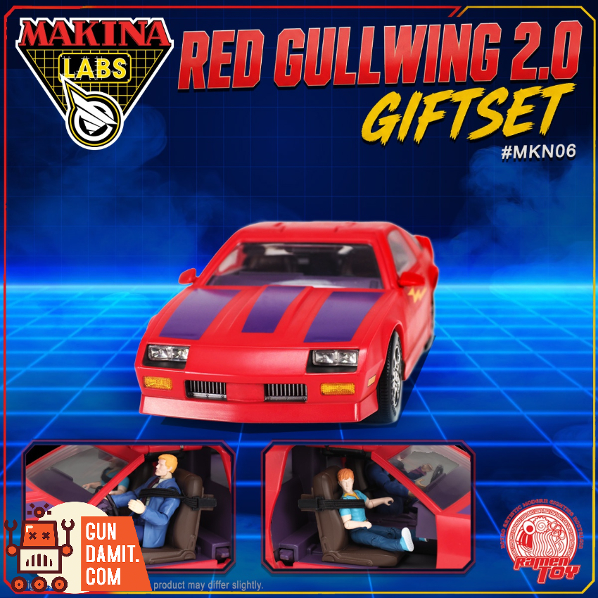 Ramen Toy MKN06 Red Gullwing 2.0 Giftset - View 2 Ramen Toy MKN06 Red Gullwing 2.0 Giftset - View 2