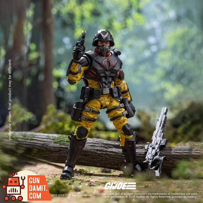 Hiya Toys 1/18 EMG0462 G.I. Joe Cobra Officer Python Patrol Version - View 5 Hiya Toys 1/18 EMG0462 G.I. Joe Cobra Officer Python Patrol Version - View 5