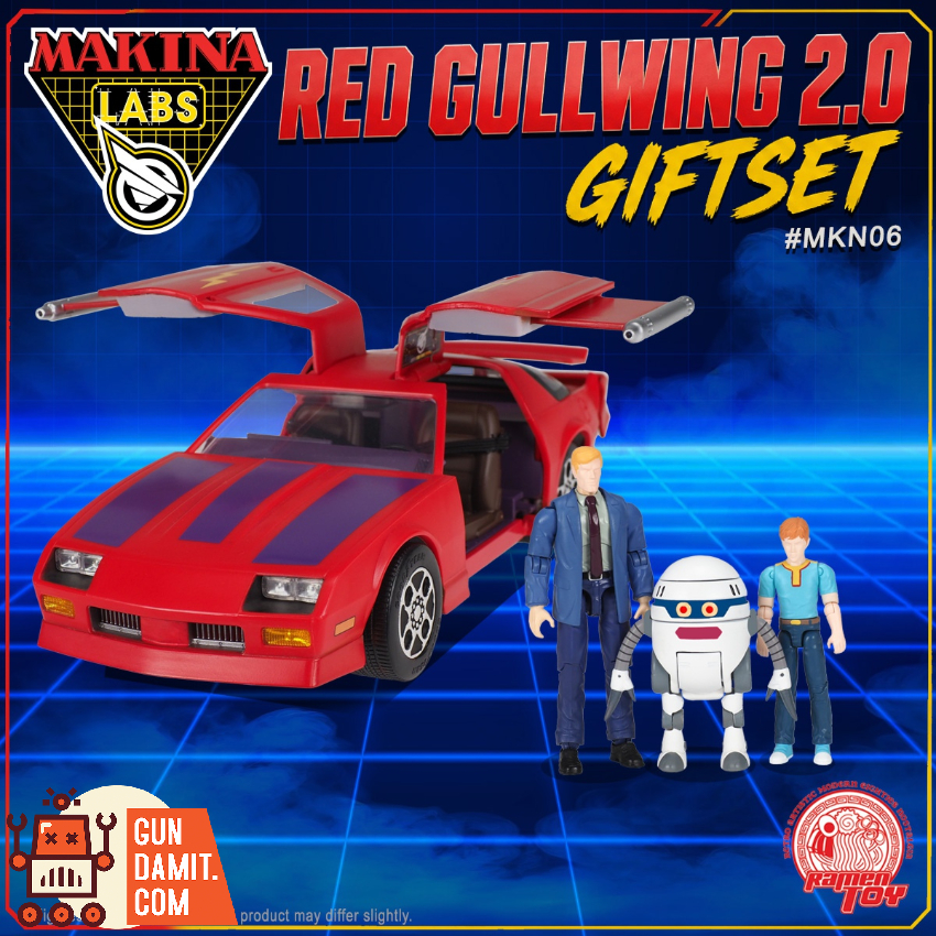 Ramen Toy MKN06 Red Gullwing 2.0 Giftset - View 1 Ramen Toy MKN06 Red Gullwing 2.0 Giftset - View 1