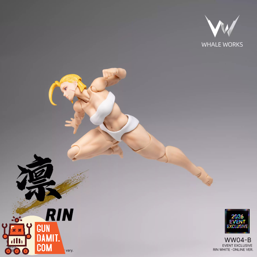 Whale Works 1/12 WW04-B White Suit Painted Female Body Rin 2026 Event Exclusive Online Version - View 5 Whale Works 1/12 WW04-B White Suit Painted Female Body Rin 2026 Event Exclusive Online Version - View 5
