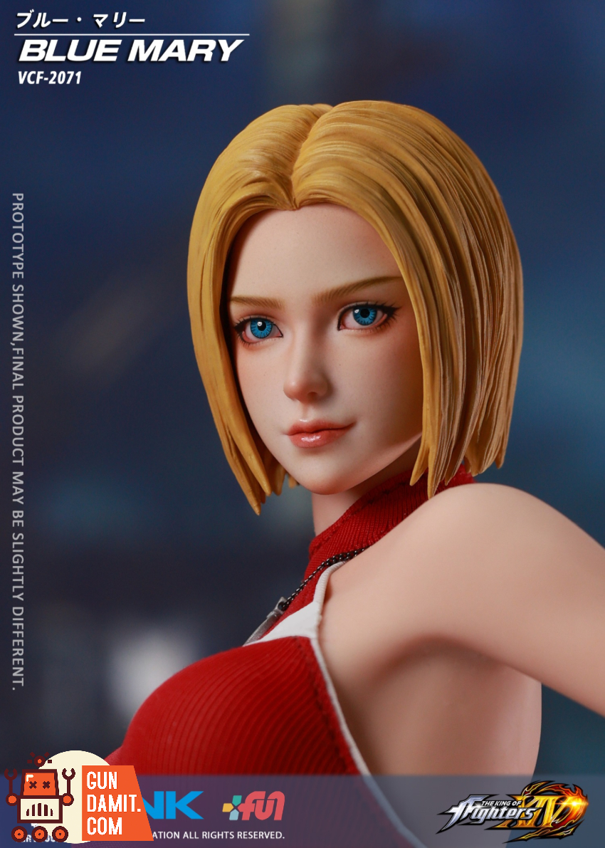 VERYCOOL 1/6 VCF-2071 The King of Fighters XIV Blue Mary - View 8 VERYCOOL 1/6 VCF-2071 The King of Fighters XIV Blue Mary - View 8