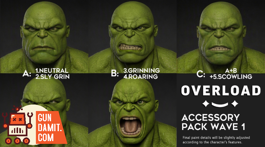MODARC Studio Super Bulky Figure Body Green Skin Version - View 2 MODARC Studio Super Bulky Figure Body Green Skin Version - View 2