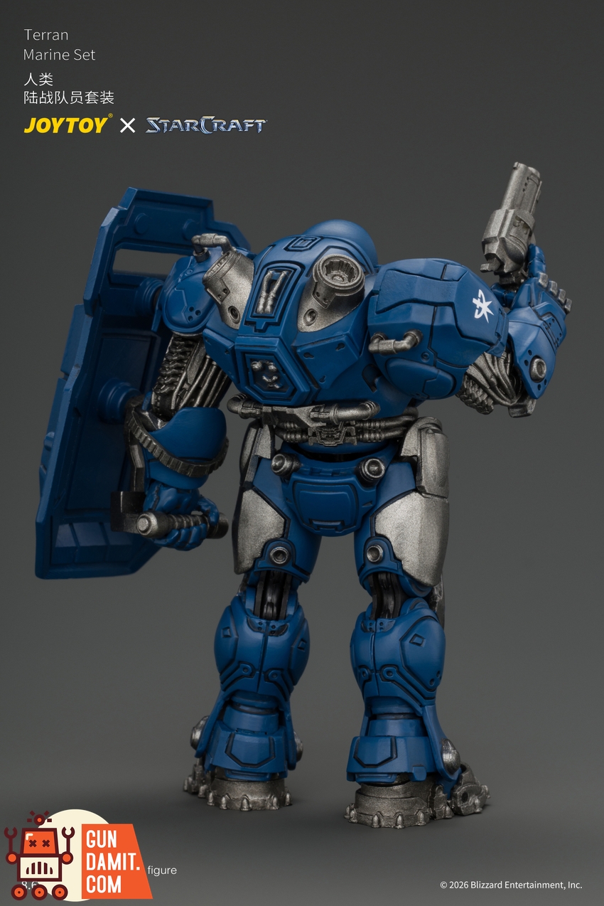 JoyToy JT05152 1/25 STARCRAFT Terran Marine Set - View 3 JoyToy JT05152 1/25 STARCRAFT Terran Marine Set - View 3