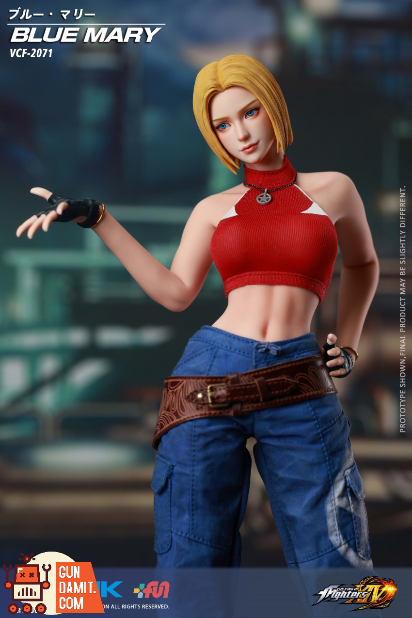 VERYCOOL 1/6 VCF-2071 The King of Fighters XIV Blue Mary - View 12 VERYCOOL 1/6 VCF-2071 The King of Fighters XIV Blue Mary - View 12