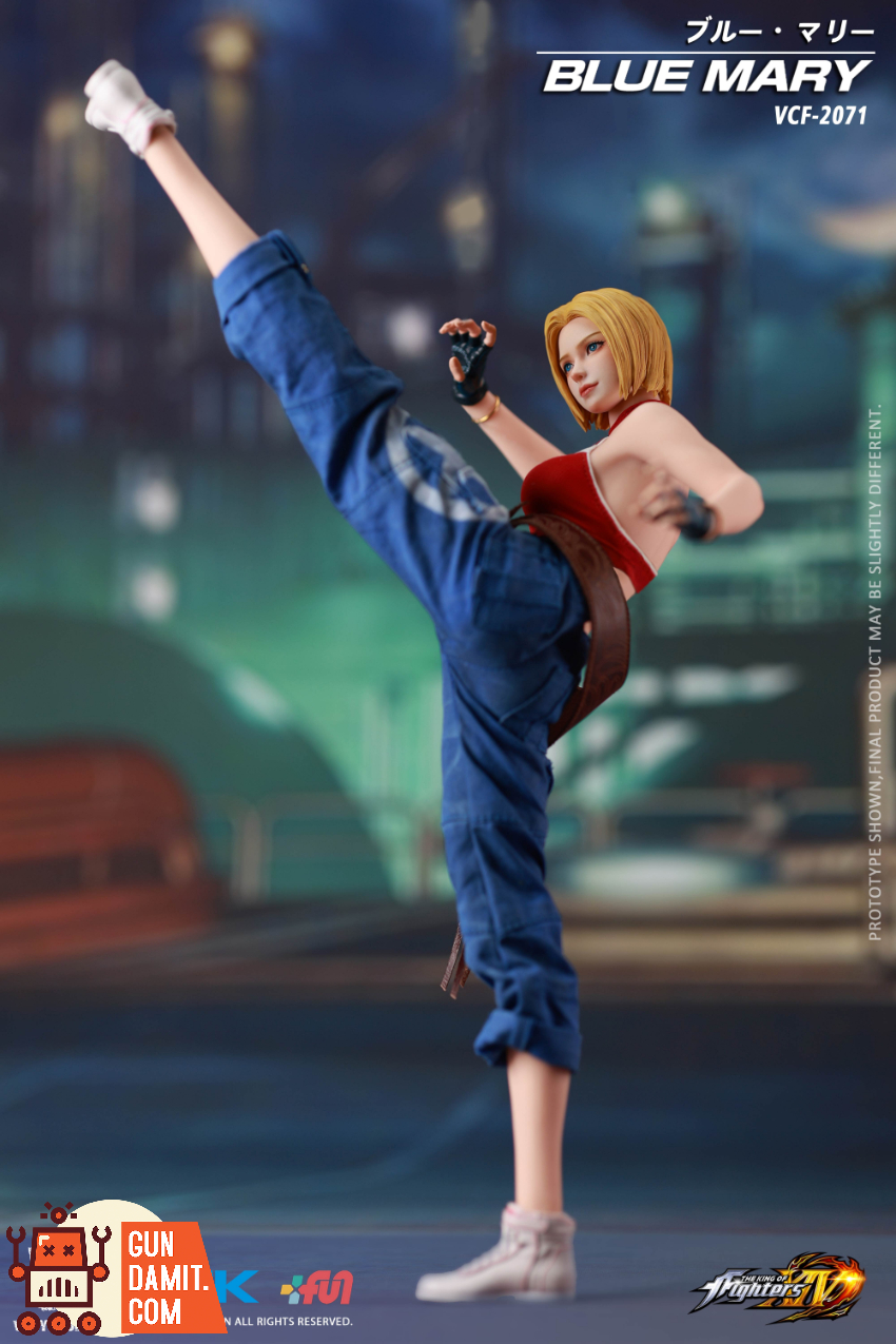 VERYCOOL 1/6 VCF-2071 The King of Fighters XIV Blue Mary - View 11 VERYCOOL 1/6 VCF-2071 The King of Fighters XIV Blue Mary - View 11