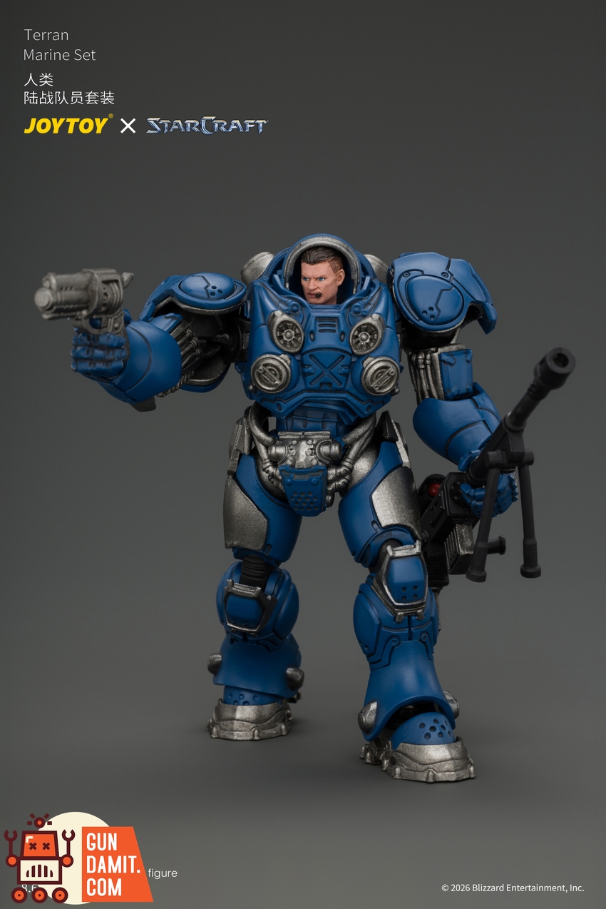 JoyToy JT05152 1/25 STARCRAFT Terran Marine Set - View 8 JoyToy JT05152 1/25 STARCRAFT Terran Marine Set - View 8