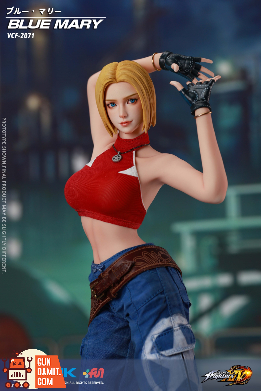 VERYCOOL 1/6 VCF-2071 The King of Fighters XIV Blue Mary - View 13 VERYCOOL 1/6 VCF-2071 The King of Fighters XIV Blue Mary - View 13