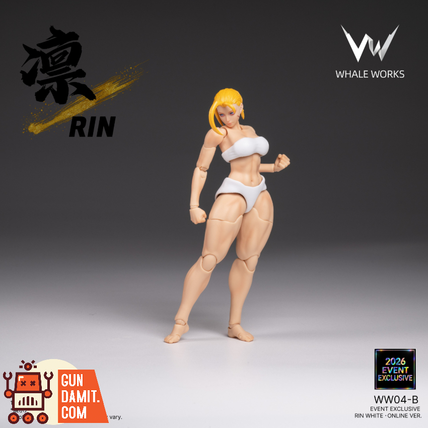 Whale Works 1/12 WW04-B White Suit Painted Female Body Rin 2026 Event Exclusive Online Version - View 1 Whale Works 1/12 WW04-B White Suit Painted Female Body Rin 2026 Event Exclusive Online Version - View 1