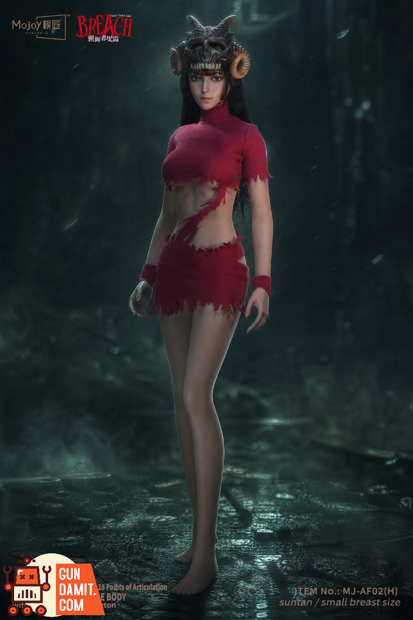 Mojoy 1/6 MJ-AF02H Slender Girlish Body with Head Sculpt Red Ver. - View 5 Mojoy 1/6 MJ-AF02H Slender Girlish Body with Head Sculpt Red Ver. - View 5