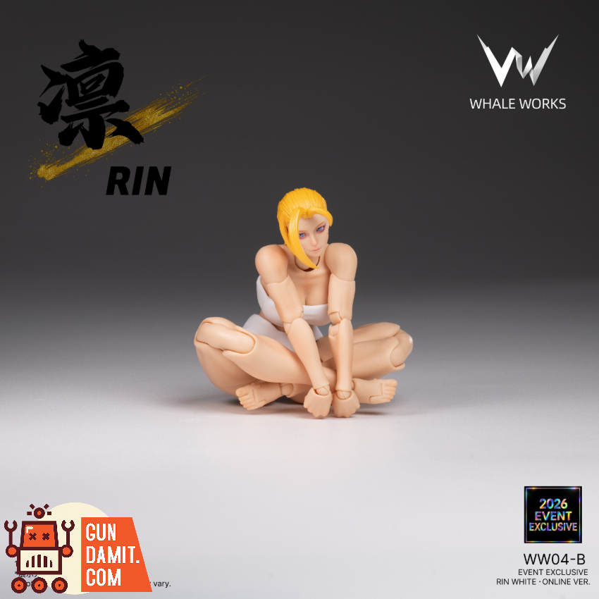 Whale Works 1/12 WW04-B White Suit Painted Female Body Rin 2026 Event Exclusive Online Version - View 2 Whale Works 1/12 WW04-B White Suit Painted Female Body Rin 2026 Event Exclusive Online Version - View 2