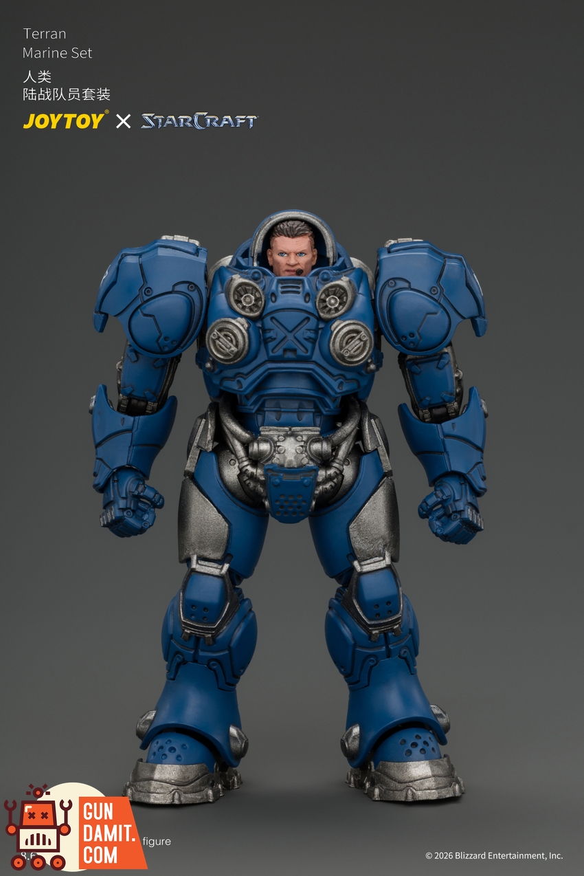 JoyToy JT05152 1/25 STARCRAFT Terran Marine Set - View 5 JoyToy JT05152 1/25 STARCRAFT Terran Marine Set - View 5