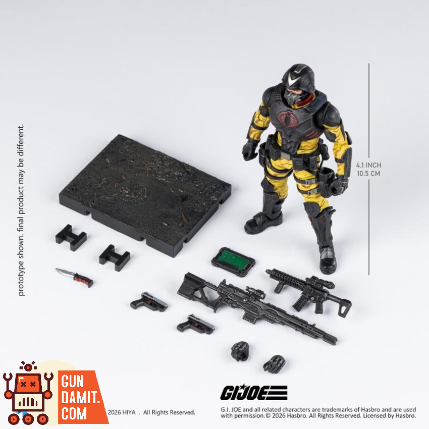 Hiya Toys 1/18 EMG0462 G.I. Joe Cobra Officer Python Patrol Version - View 1 Hiya Toys 1/18 EMG0462 G.I. Joe Cobra Officer Python Patrol Version - View 1