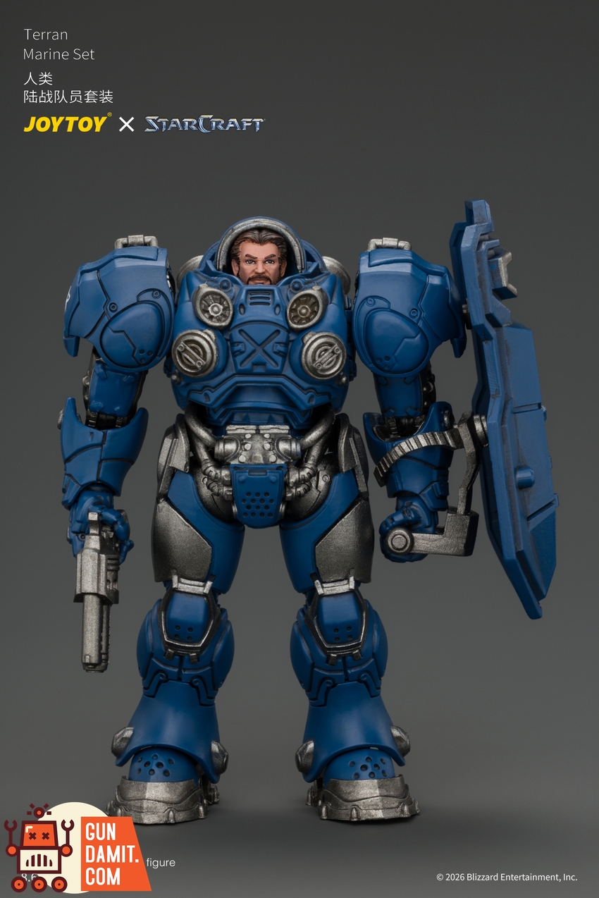 JoyToy JT05152 1/25 STARCRAFT Terran Marine Set - View 1 JoyToy JT05152 1/25 STARCRAFT Terran Marine Set - View 1