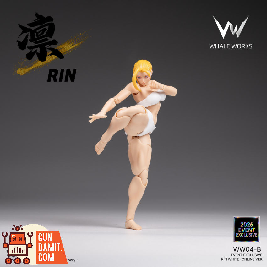 Whale Works 1/12 WW04-B White Suit Painted Female Body Rin 2026 Event Exclusive Online Version - View 3 Whale Works 1/12 WW04-B White Suit Painted Female Body Rin 2026 Event Exclusive Online Version - View 3