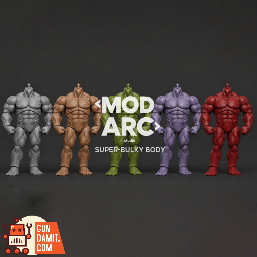 MODARC Studio Super Bulky Figure Body Green Skin Version - View 1 MODARC Studio Super Bulky Figure Body Green Skin Version - View 1