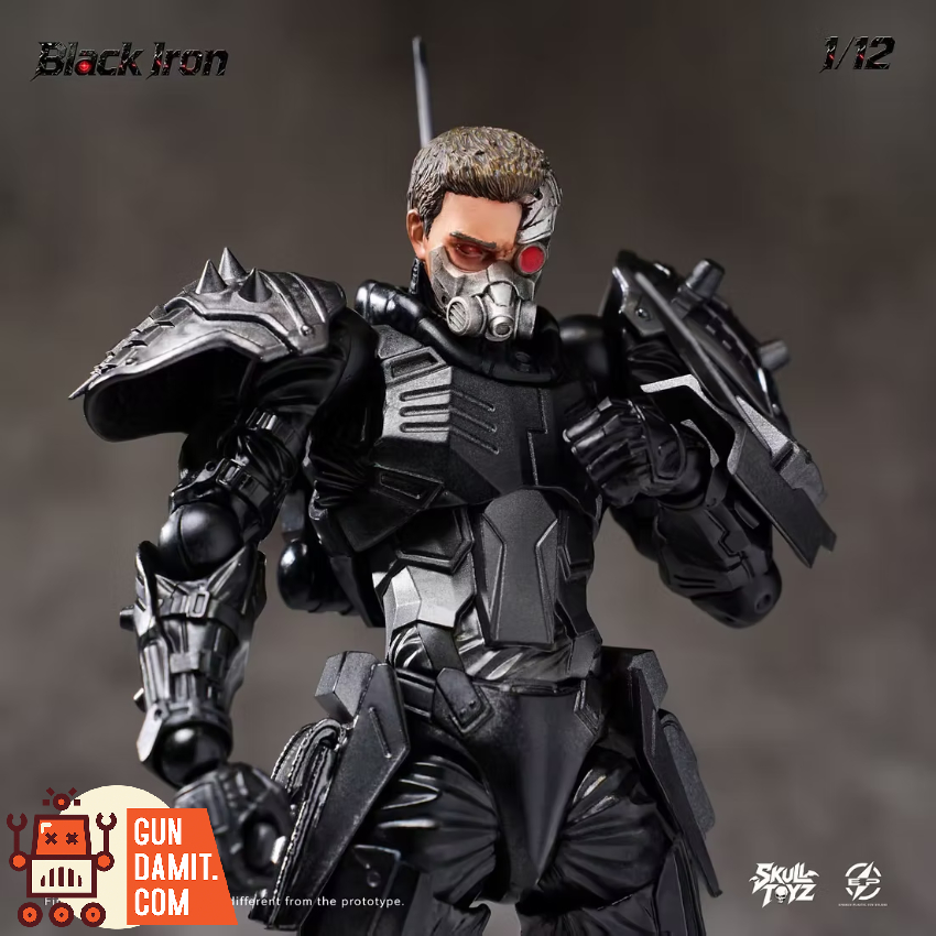 Skull Toyz x Snake 1/12 SK003-B Black Iron Cyber Team - View 6 Skull Toyz x Snake 1/12 SK003-B Black Iron Cyber Team - View 6