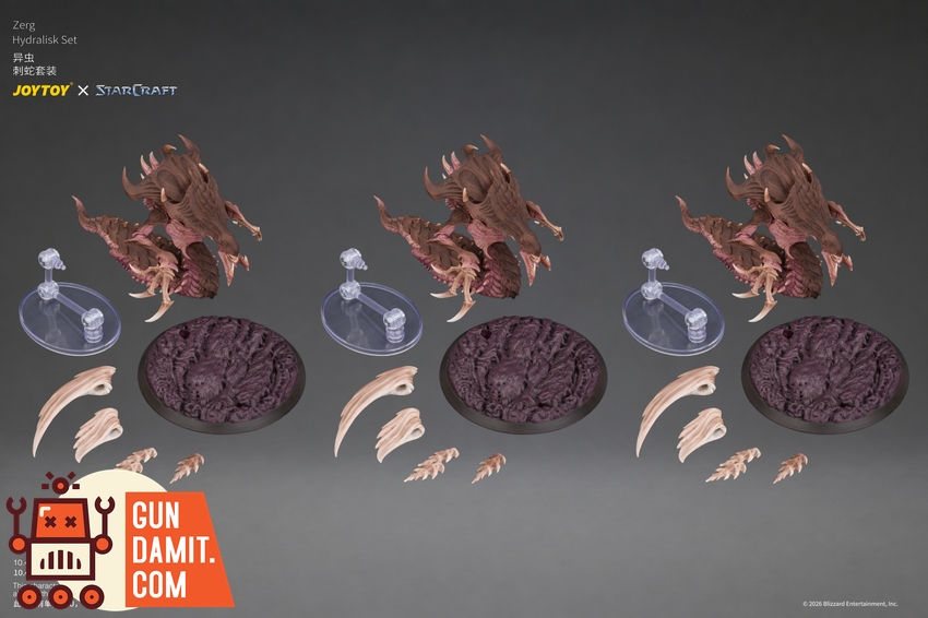 JoyToy JT05206 1/25 STARCRAFT Zerg Hydralisk Set - View 6 JoyToy JT05206 1/25 STARCRAFT Zerg Hydralisk Set - View 6