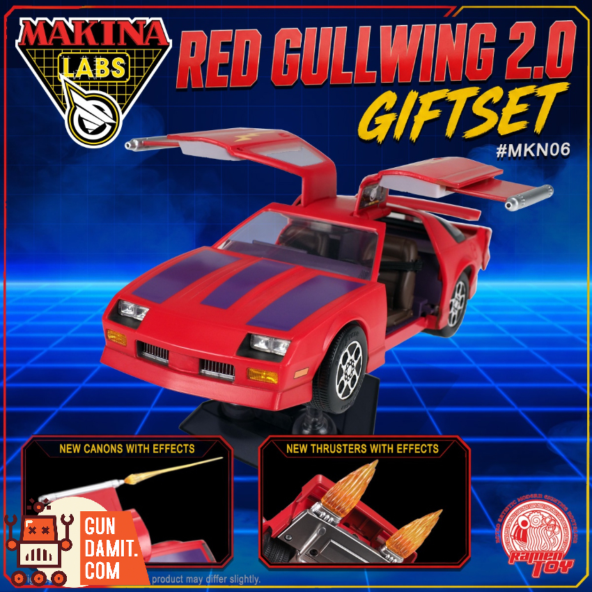 Ramen Toy MKN06 Red Gullwing 2.0 Giftset - View 4 Ramen Toy MKN06 Red Gullwing 2.0 Giftset - View 4