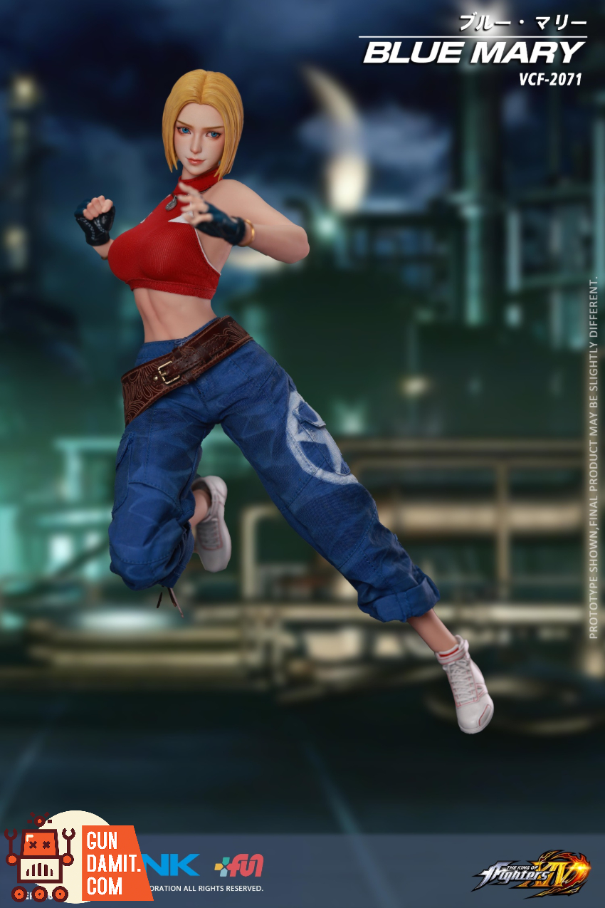 VERYCOOL 1/6 VCF-2071 The King of Fighters XIV Blue Mary - View 14 VERYCOOL 1/6 VCF-2071 The King of Fighters XIV Blue Mary - View 14