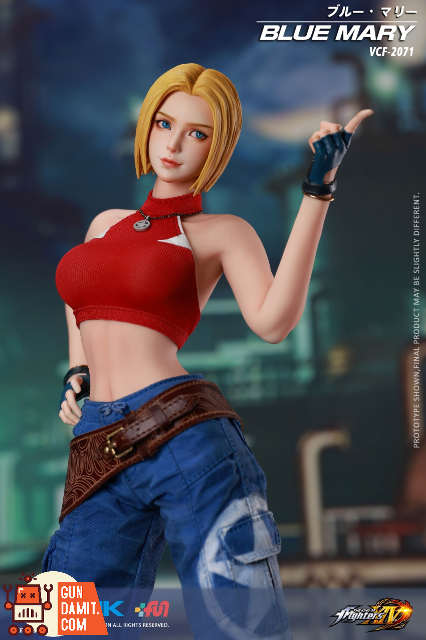 VERYCOOL 1/6 VCF-2071 The King of Fighters XIV Blue Mary - View 5 VERYCOOL 1/6 VCF-2071 The King of Fighters XIV Blue Mary - View 5
