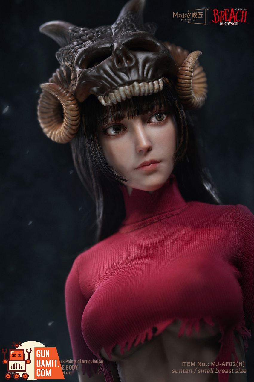 Mojoy 1/6 MJ-AF02H Slender Girlish Body with Head Sculpt Red Ver. - View 12 Mojoy 1/6 MJ-AF02H Slender Girlish Body with Head Sculpt Red Ver. - View 12