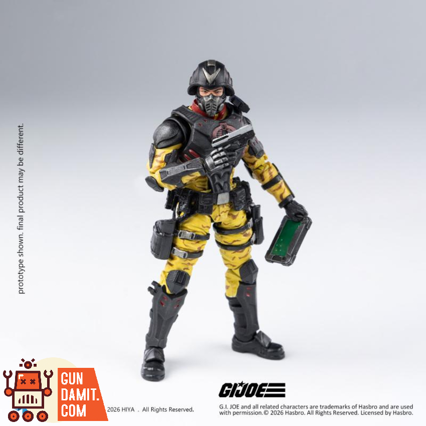 Hiya Toys 1/18 EMG0462 G.I. Joe Cobra Officer Python Patrol Version - View 4 Hiya Toys 1/18 EMG0462 G.I. Joe Cobra Officer Python Patrol Version - View 4