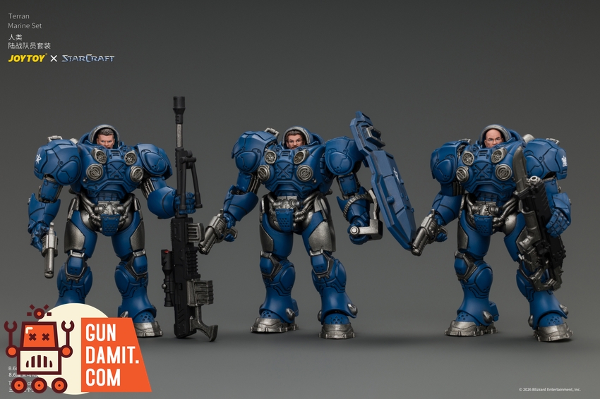 JoyToy JT05152 1/25 STARCRAFT Terran Marine Set - View 15 JoyToy JT05152 1/25 STARCRAFT Terran Marine Set - View 15