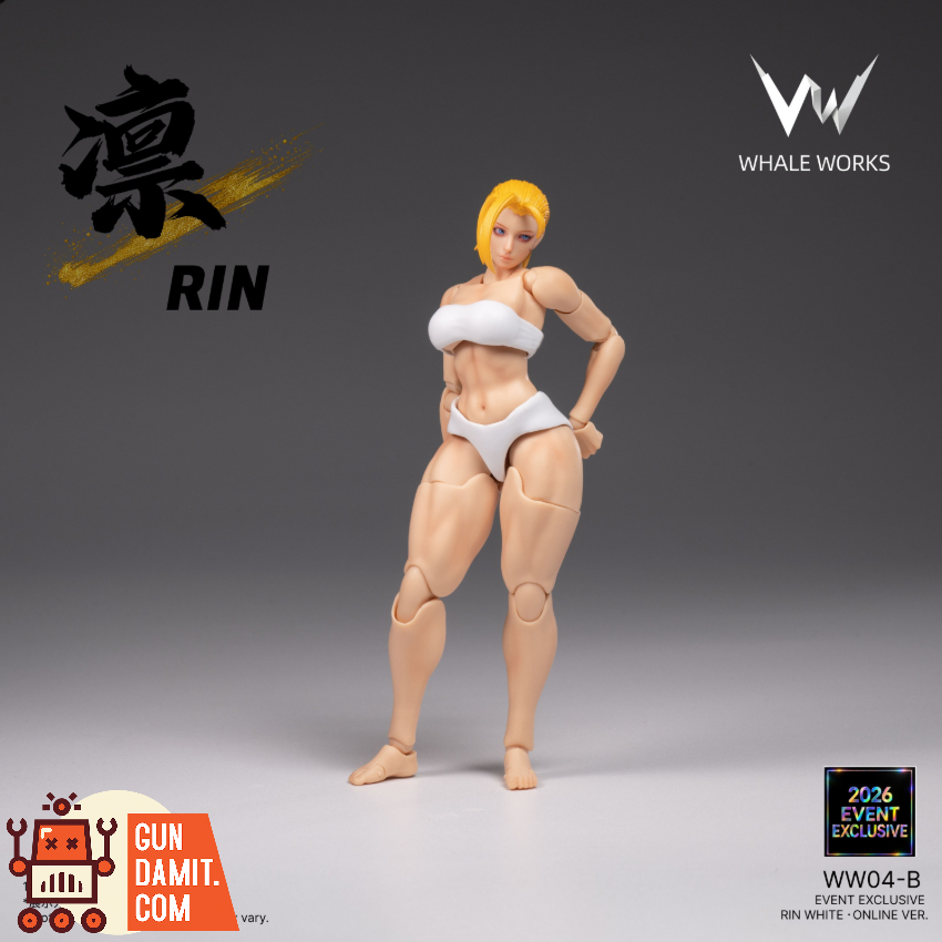 Whale Works 1/12 WW04-B White Suit Painted Female Body Rin 2026 Event Exclusive Online Version - View 7 Whale Works 1/12 WW04-B White Suit Painted Female Body Rin 2026 Event Exclusive Online Version - View 7