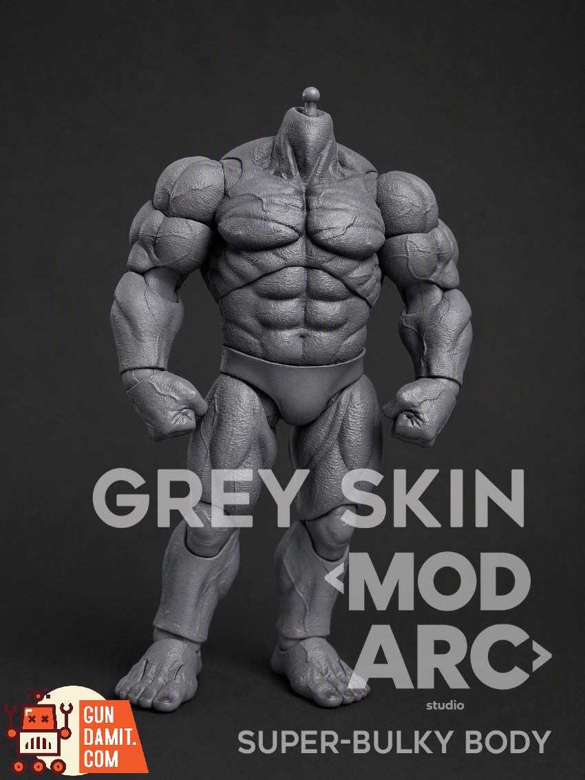 MODARC Studio Super Bulky Figure Body Grey Skin Version - View 2 MODARC Studio Super Bulky Figure Body Grey Skin Version - View 2