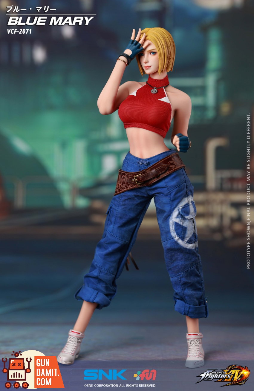 VERYCOOL 1/6 VCF-2071 The King of Fighters XIV Blue Mary - View 7 VERYCOOL 1/6 VCF-2071 The King of Fighters XIV Blue Mary - View 7