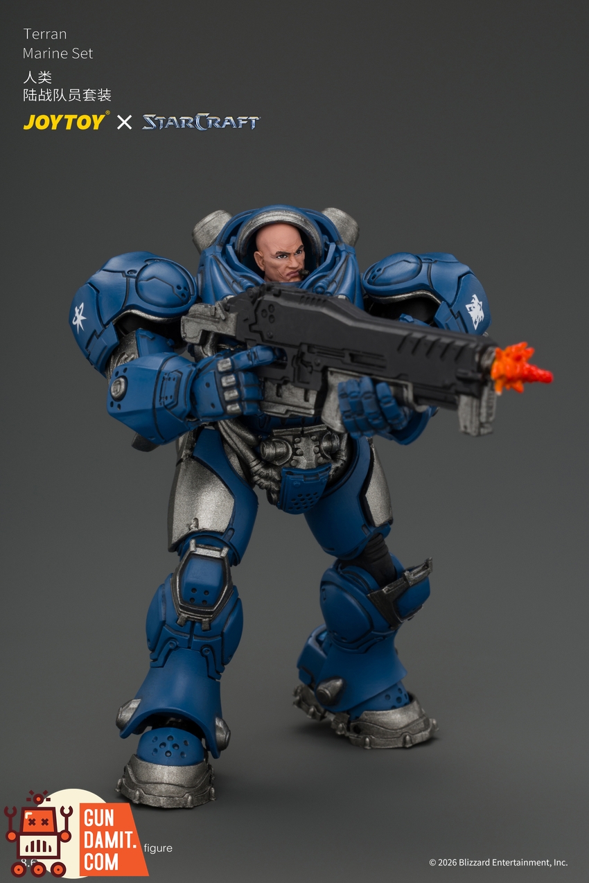 JoyToy JT05152 1/25 STARCRAFT Terran Marine Set - View 11 JoyToy JT05152 1/25 STARCRAFT Terran Marine Set - View 11