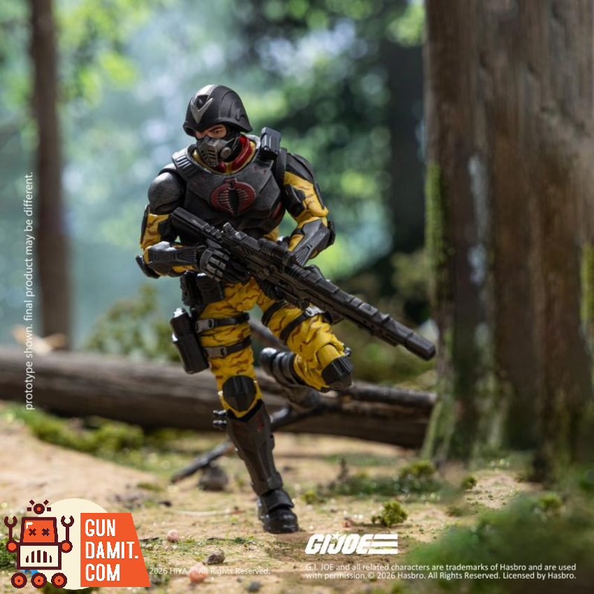 Hiya Toys 1/18 EMG0462 G.I. Joe Cobra Officer Python Patrol Version - View 8 Hiya Toys 1/18 EMG0462 G.I. Joe Cobra Officer Python Patrol Version - View 8