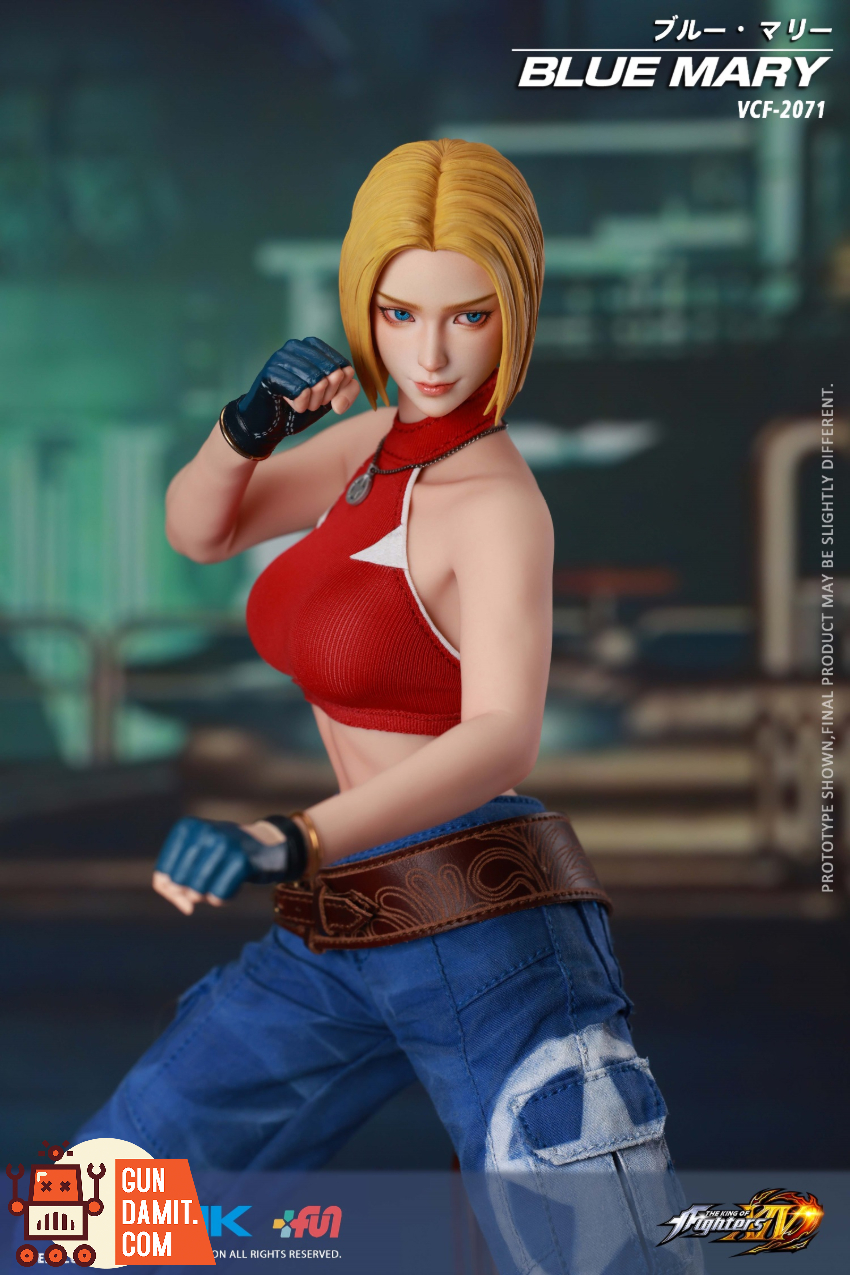 VERYCOOL 1/6 VCF-2071 The King of Fighters XIV Blue Mary - View 17 VERYCOOL 1/6 VCF-2071 The King of Fighters XIV Blue Mary - View 17