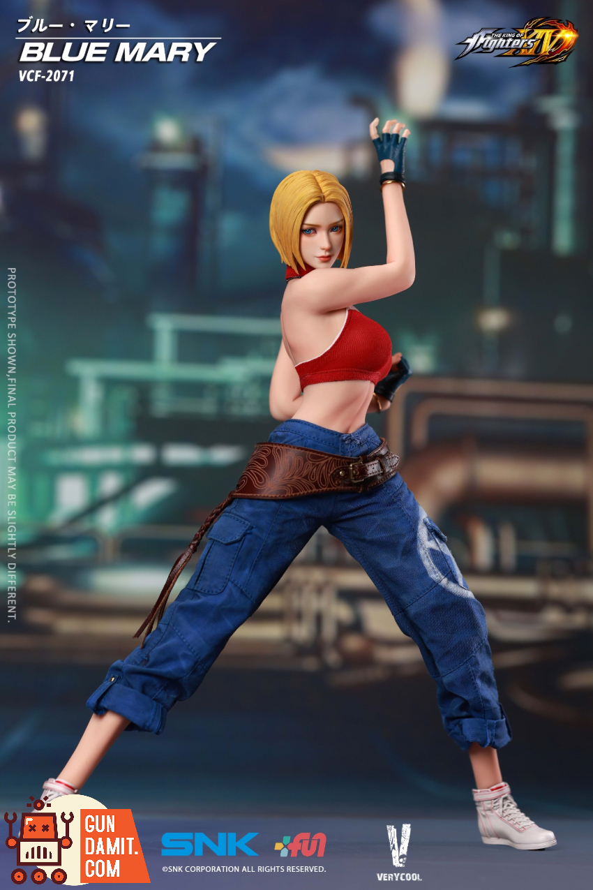 VERYCOOL 1/6 VCF-2071 The King of Fighters XIV Blue Mary - View 15 VERYCOOL 1/6 VCF-2071 The King of Fighters XIV Blue Mary - View 15