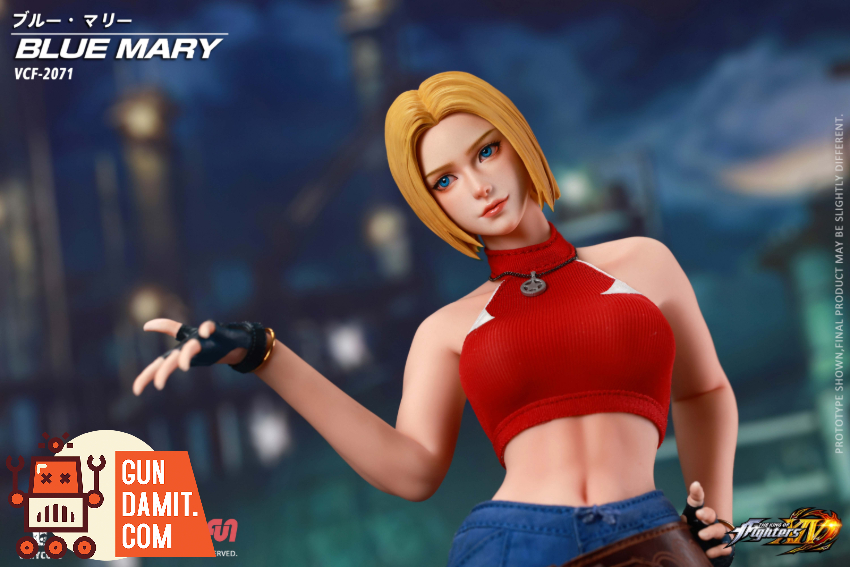 VERYCOOL 1/6 VCF-2071 The King of Fighters XIV Blue Mary - View 9 VERYCOOL 1/6 VCF-2071 The King of Fighters XIV Blue Mary - View 9