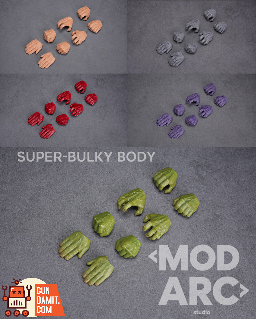 MODARC Studio Super Bulky Figure Body Red Skin Version - View 5 MODARC Studio Super Bulky Figure Body Red Skin Version - View 5