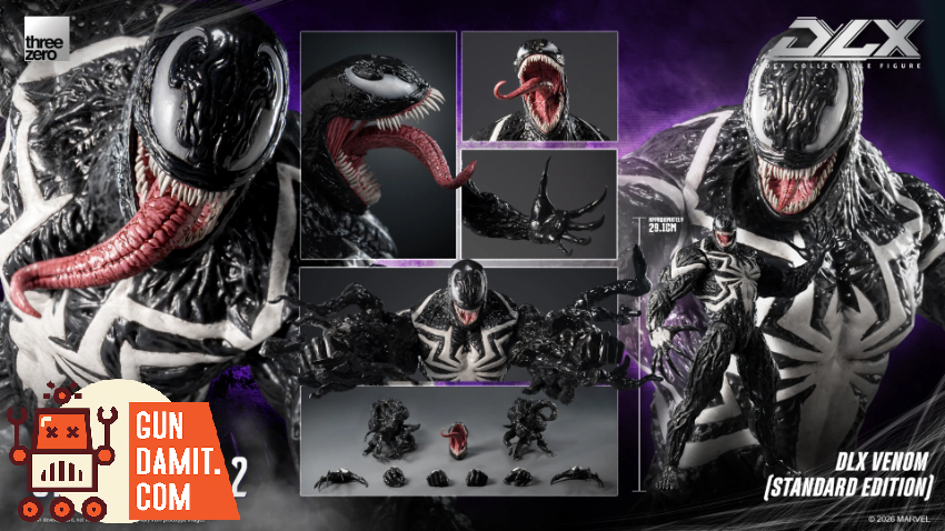 Threezero 3Z0967 Marvel's Spider-Man 2 DLX Venom Standard Version - View 2 Threezero 3Z0967 Marvel's Spider-Man 2 DLX Venom Standard Version - View 2