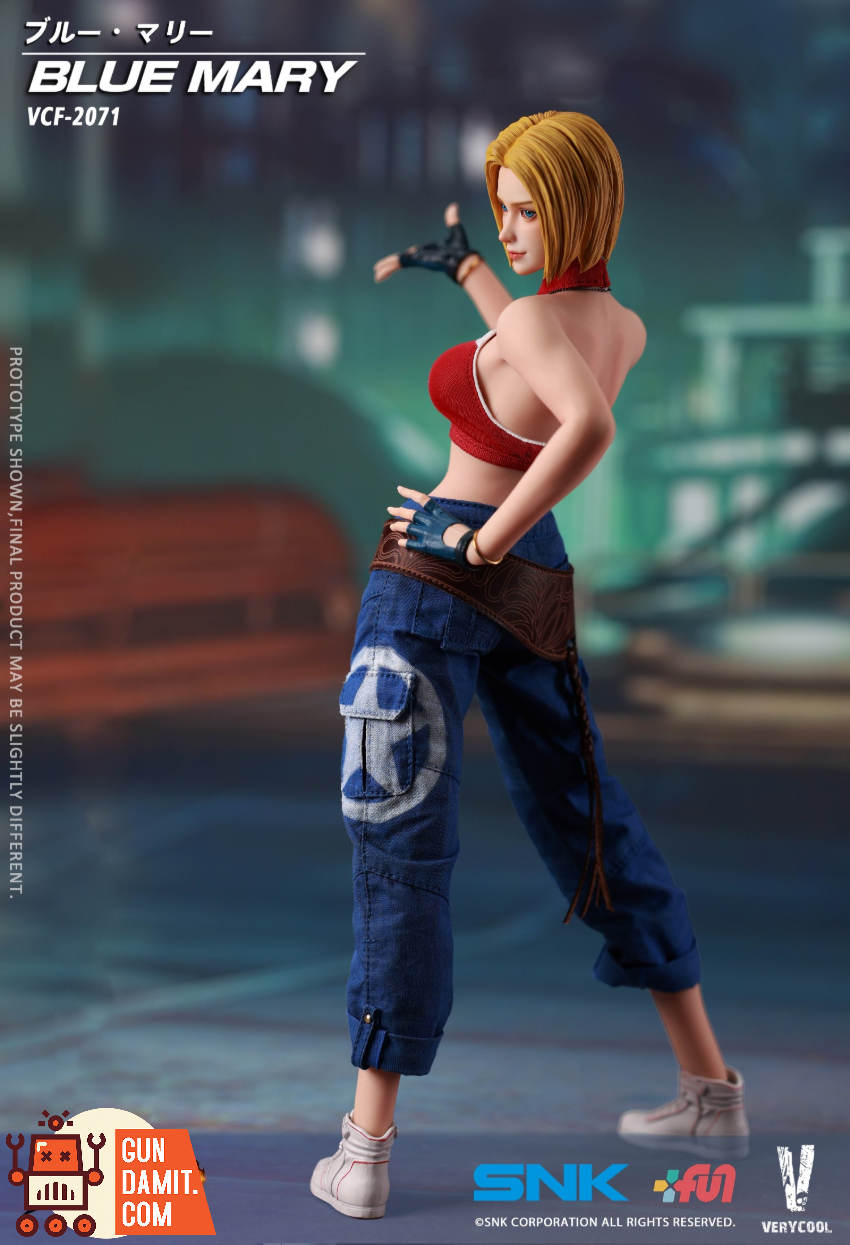 VERYCOOL 1/6 VCF-2071 The King of Fighters XIV Blue Mary - View 6 VERYCOOL 1/6 VCF-2071 The King of Fighters XIV Blue Mary - View 6