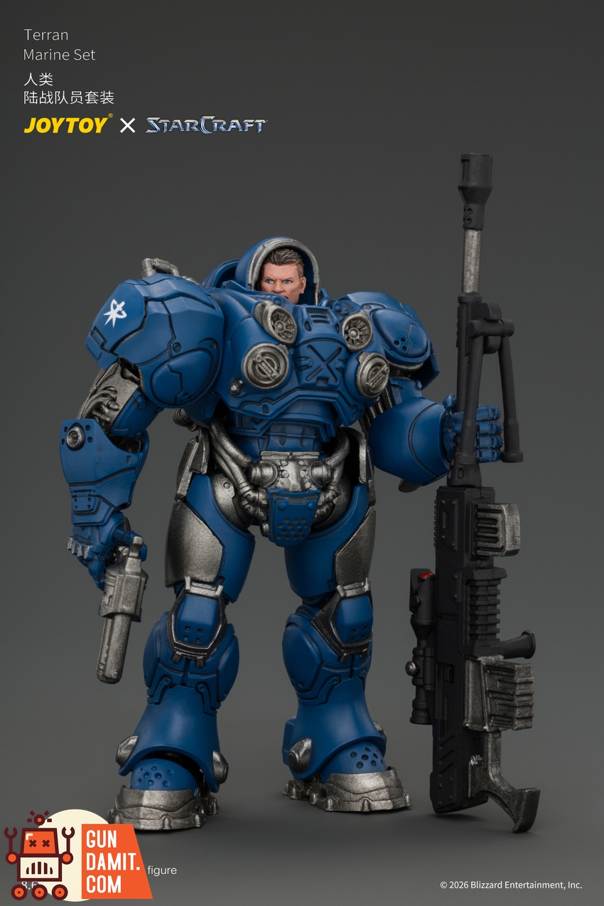 JoyToy JT05152 1/25 STARCRAFT Terran Marine Set - View 6 JoyToy JT05152 1/25 STARCRAFT Terran Marine Set - View 6