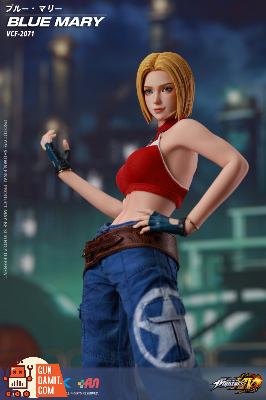 VERYCOOL 1/6 VCF-2071 The King of Fighters XIV Blue Mary - View 4 VERYCOOL 1/6 VCF-2071 The King of Fighters XIV Blue Mary - View 4