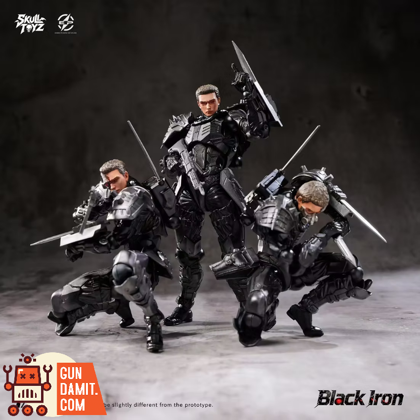 Skull Toyz x Snake 1/12 SK003-B Black Iron Cyber Team - View 3 Skull Toyz x Snake 1/12 SK003-B Black Iron Cyber Team - View 3