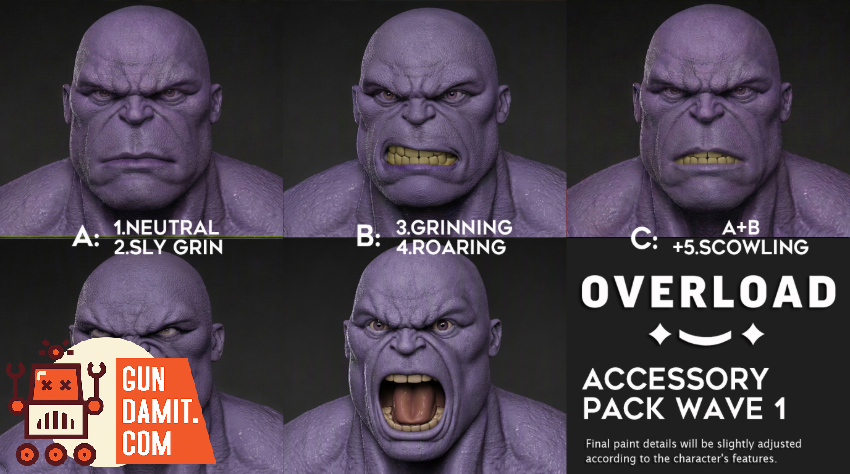 MODARC Studio Super Bulky Figure Body Purple Skin Version - View 1 MODARC Studio Super Bulky Figure Body Purple Skin Version - View 1
