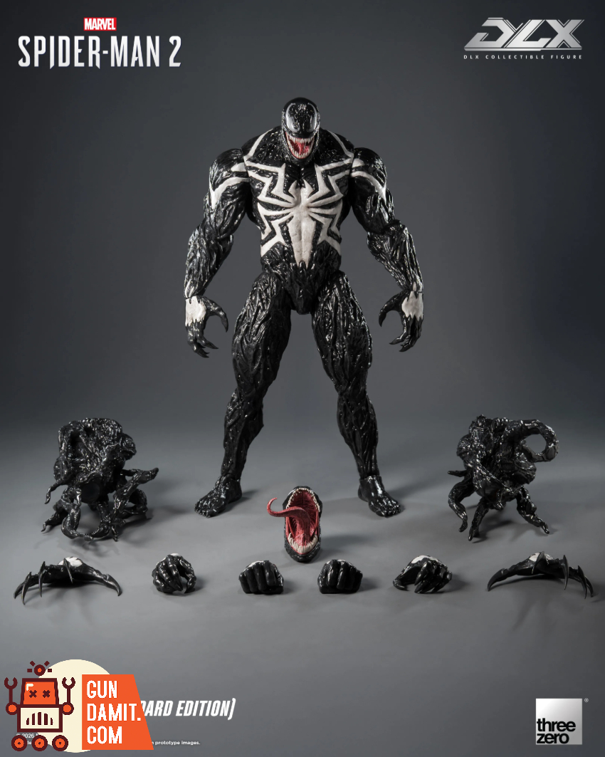 Threezero 3Z0967 Marvel's Spider-Man 2 DLX Venom Standard Version - View 15 Threezero 3Z0967 Marvel's Spider-Man 2 DLX Venom Standard Version - View 15